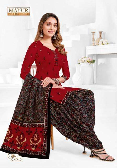 Mayur Khushi Vol-77 Dress material suppliers in Mumbai