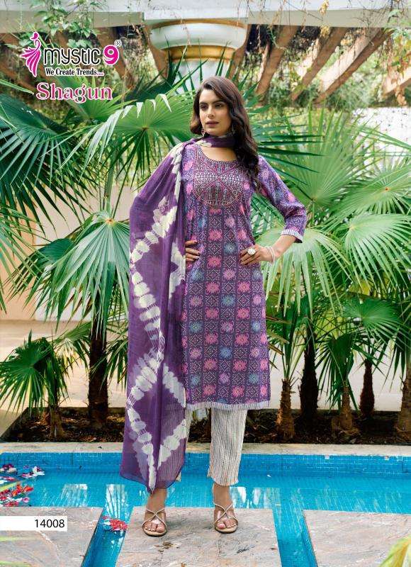 Mystic9 Shagun Vol-14 Kurti manufacturers in Ahmedabad