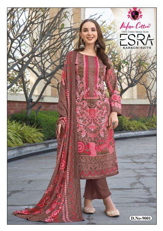 Nafisa Esra Vol-09 Unstitched dress materials in Ahmedabad