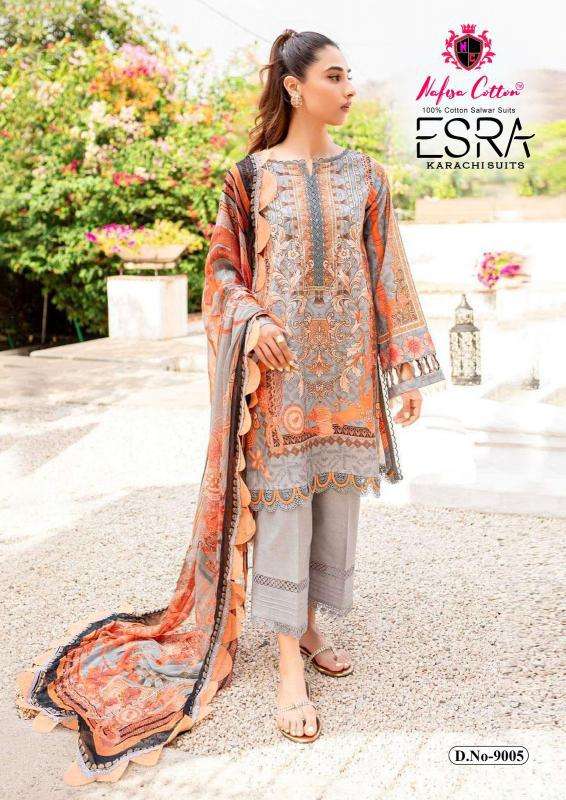 Nafisa Esra Vol-09 Unstitched dress materials in Ahmedabad