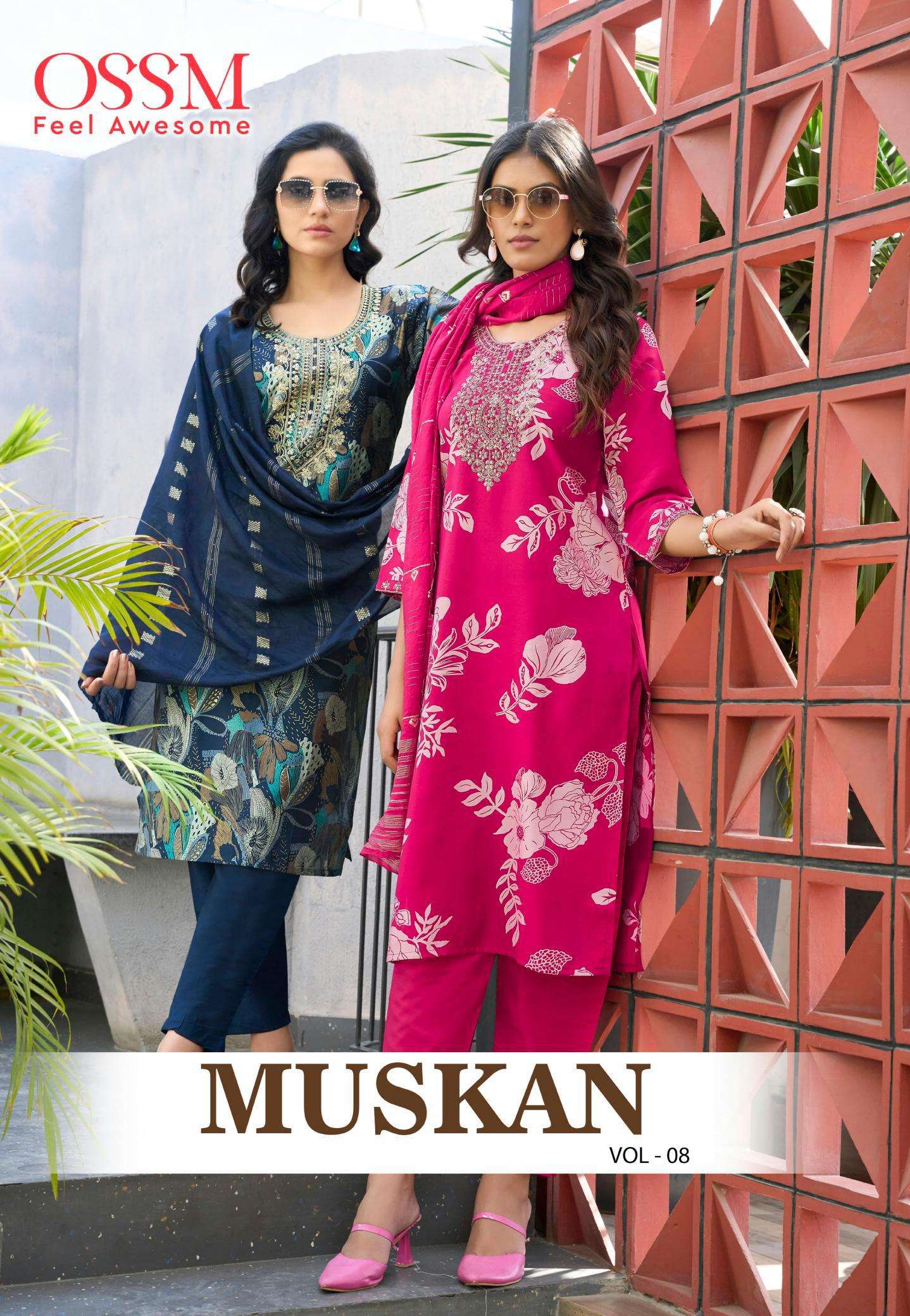 Ossm Muskan Vol 8  surat wholesale kurtis