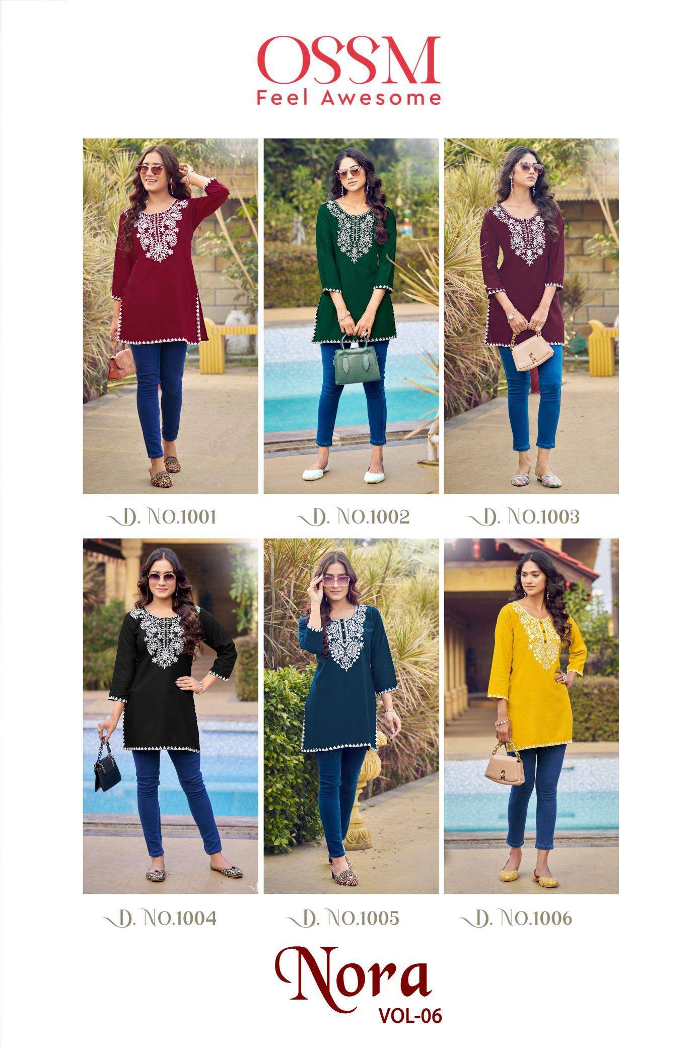 Ossm Nora Vol 6 Kurtis for Resale