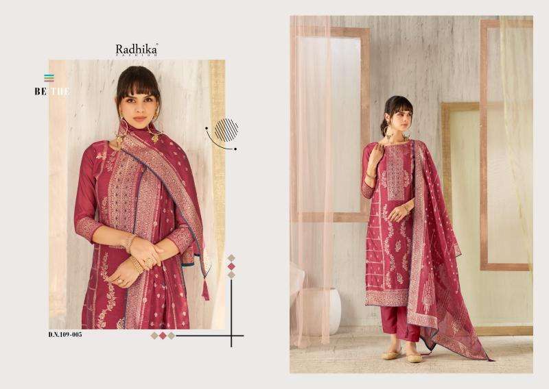 Radhika Azara Banarashi Adah Vol 4 Ladies dress material wholesale in Vadodara