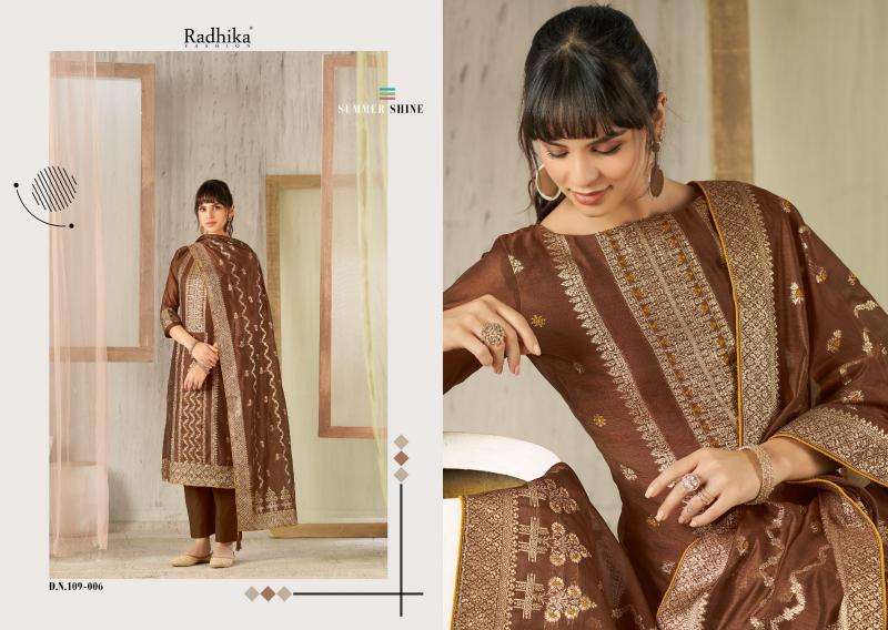 Radhika Azara Banarashi Adah Vol 4 Ladies dress material wholesale in Vadodara