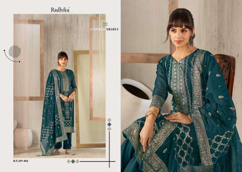 Radhika Azara Banarashi Adah Vol 4 Ladies dress material wholesale in Vadodara