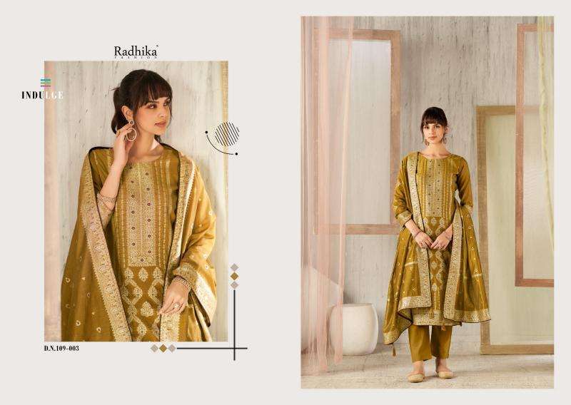 Radhika Azara Banarashi Adah Vol 4 Ladies dress material wholesale in Vadodara