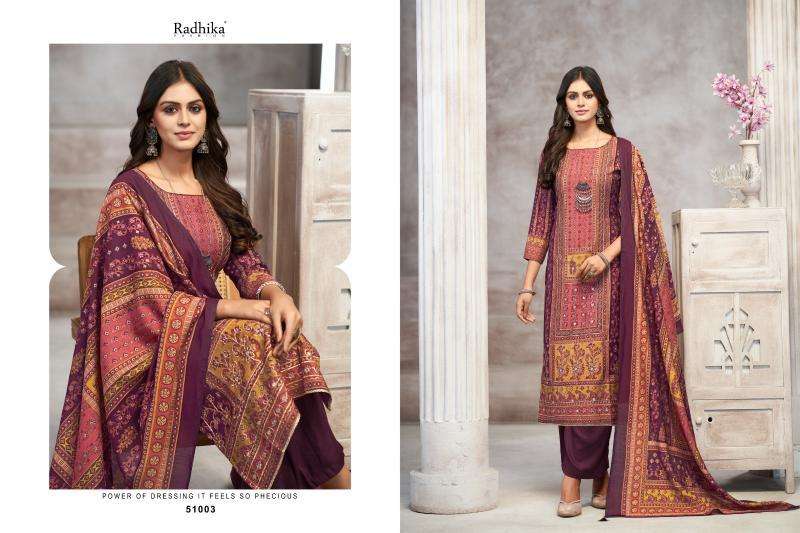 Radhika Azara Beauty Silk Vadodara silk dress material wholesale