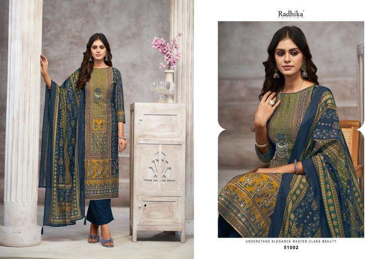 Radhika Azara Beauty Silk Vadodara silk dress material wholesale