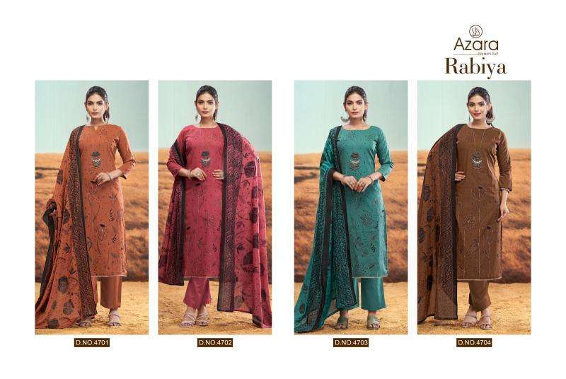 Radhika Azara Rabiya Surat Printed Dress Material