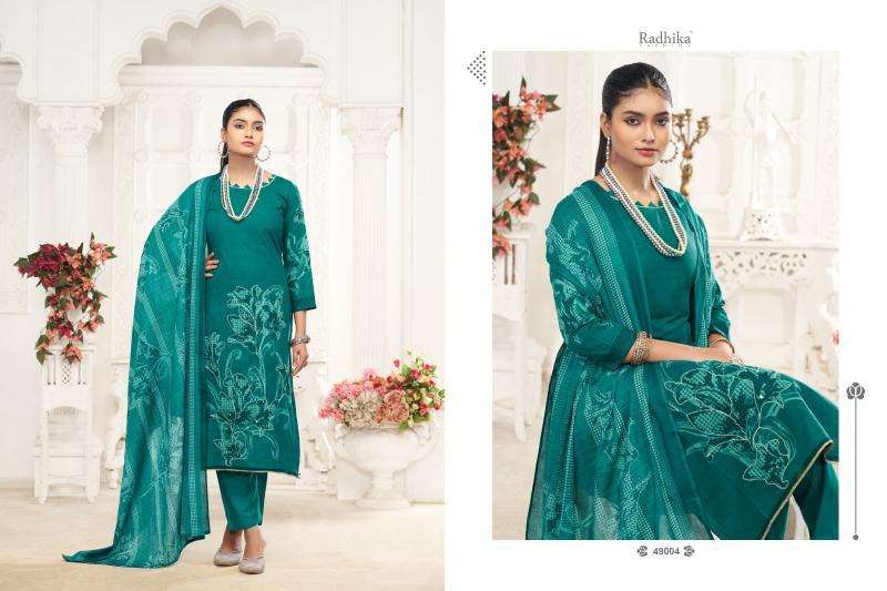 Radhika Azara Saloni Designer dress materials in India