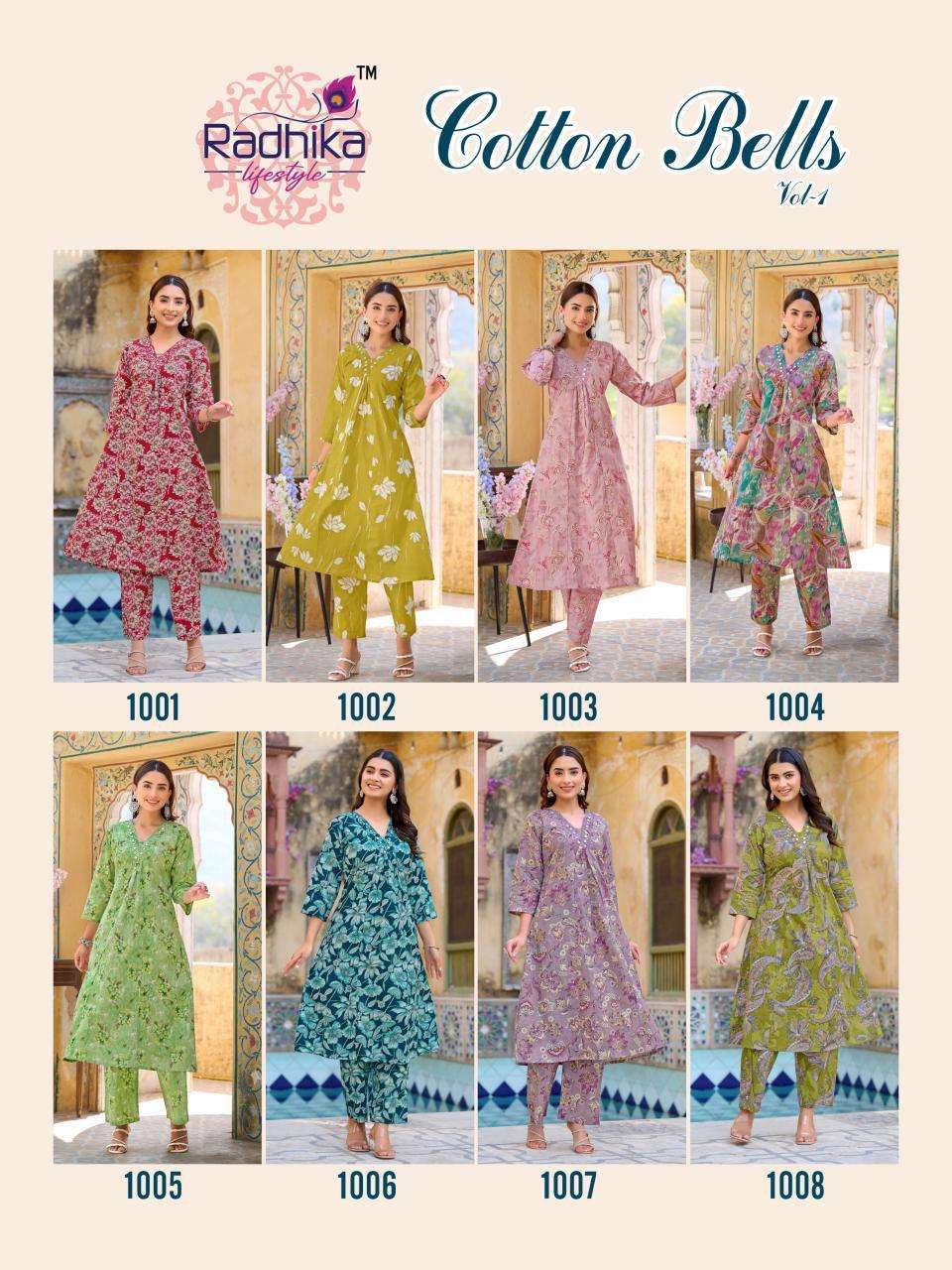 Radhika Lifestyle COTTON BELLS Vol 1 Kurti distributors in Vadodara