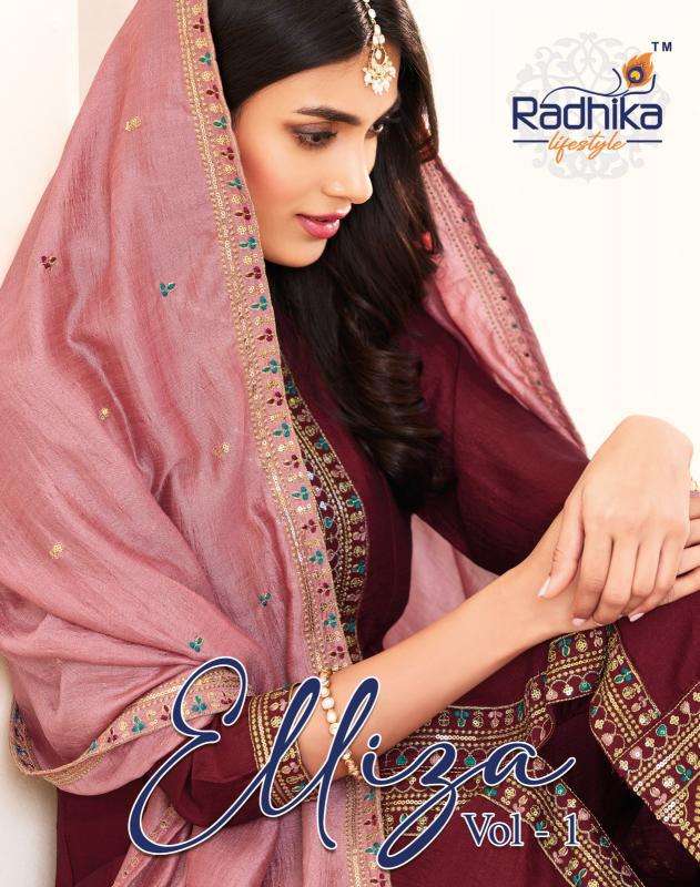 Radhika Lifestyle Elliza vol 1 Embroidered Kurti Suppliers in Vadodara