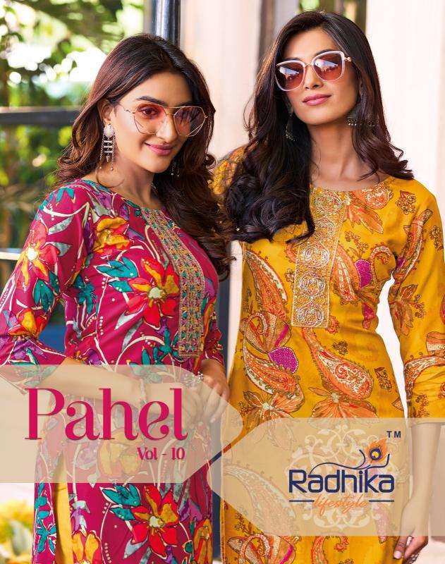 Radhika Lifestyle Pahel Vol-10 Designer kurtis wholesale in Delhi