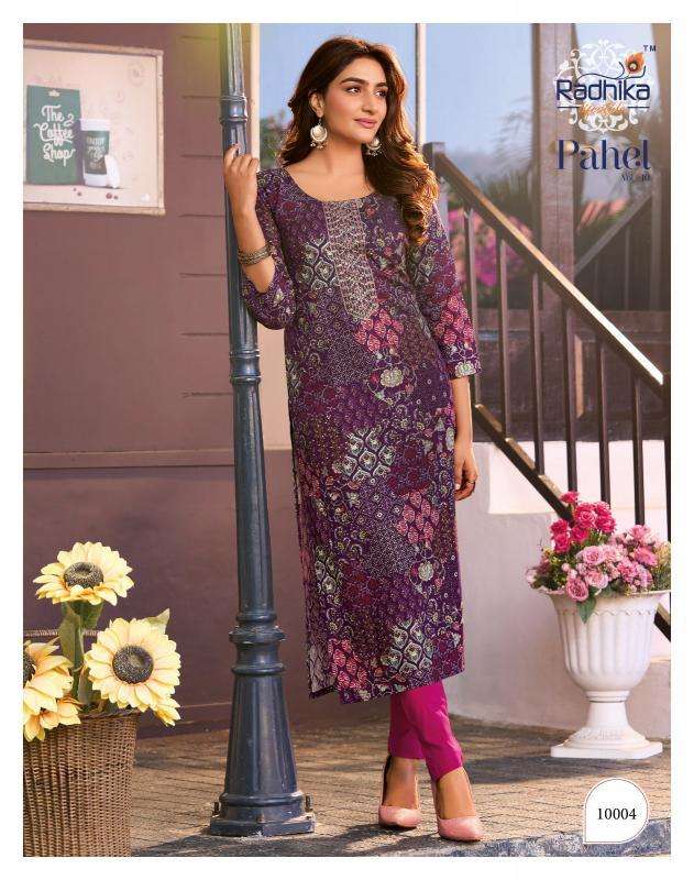 Radhika Lifestyle Pahel Vol-10 Designer kurtis wholesale in Delhi