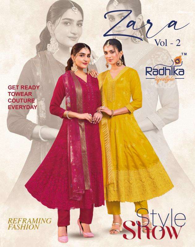 Radhika Lifestyle Zara Vol 2 wholesale kurti dealers in surat