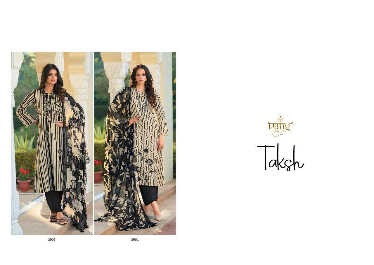 Rang Fashion Taksh Wholesale dress material suppliers in Surat