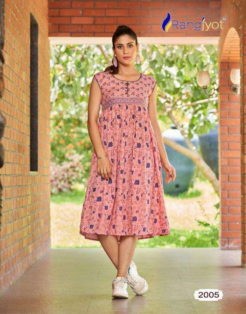 Rangjyot Summer Queen Vol 2 western dress Manufacturers in Mumbai