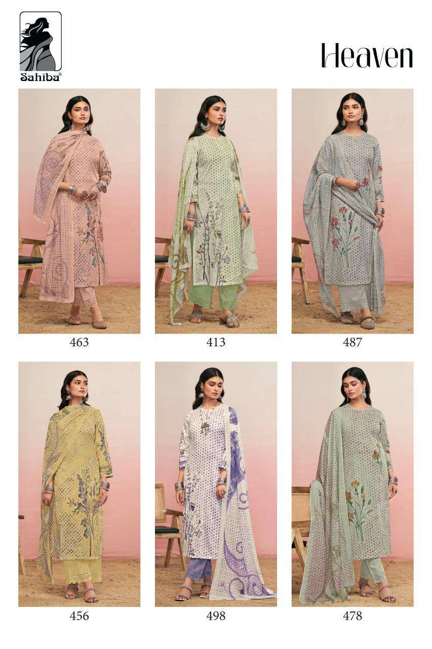 Sahiba Heaven Pakistani unstitched suits wholesale