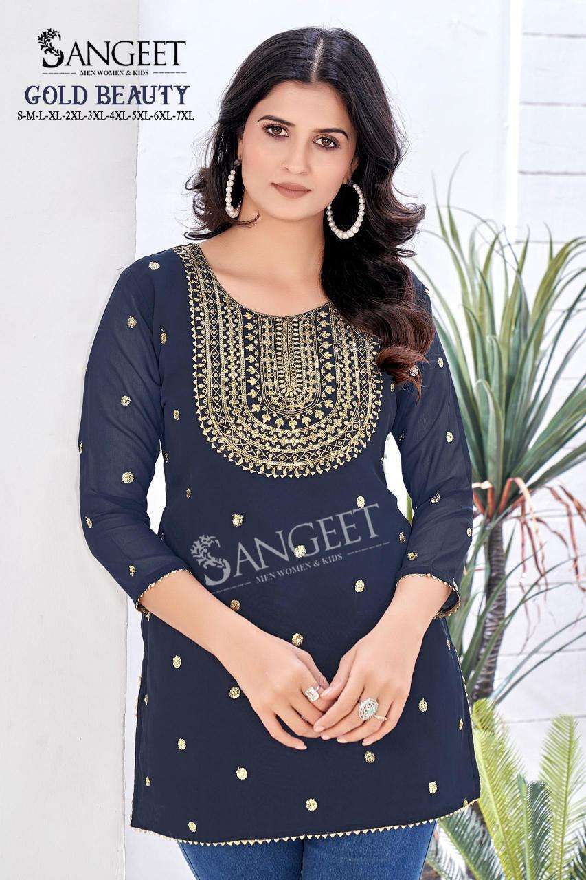 Sangeet Gold Beauty Kurti suppliers in Delhi