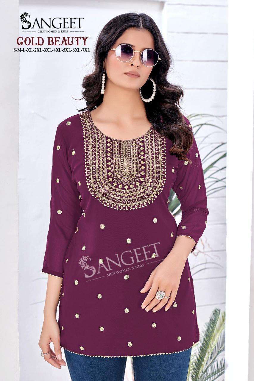 Sangeet Gold Beauty Kurti suppliers in Delhi