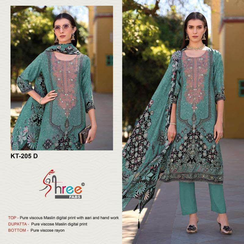 Shree Fabs KT 205 Wholesale Salwar Suits in Mumbai