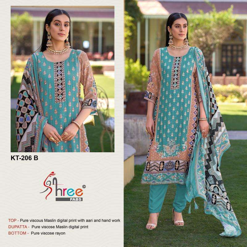 Shree Fabs Kt 206 Wholesale Pakistani Salwar Kameez