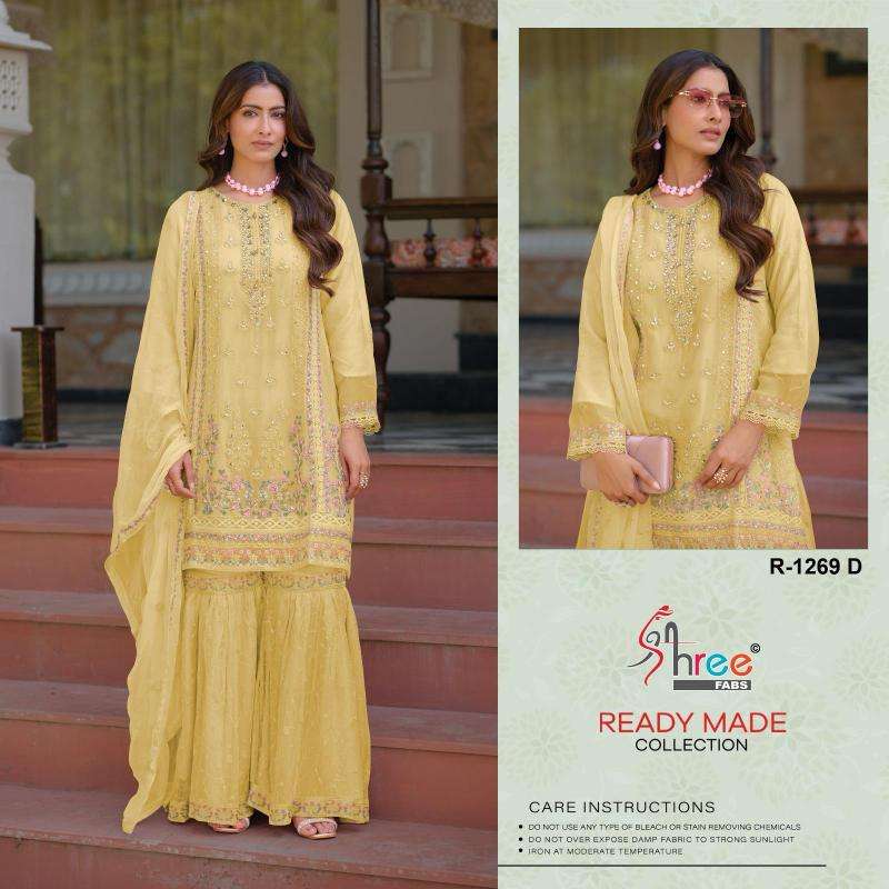 Shree Fabs R 1269 Chiffon Salwar Kameez wholesale market in Mumbai