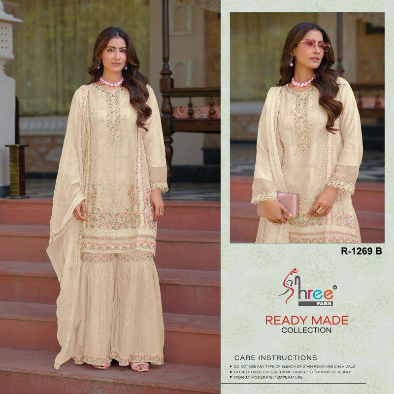 Shree Fabs R 1269 Chiffon Salwar Kameez wholesale market in Mumbai