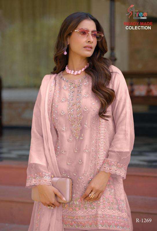 Shree Fabs R 1269 Chiffon Salwar Kameez wholesale market in Mumbai