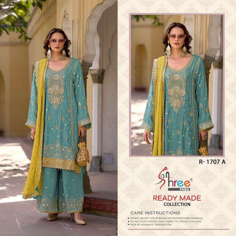 Shree Fabs R 1707 Wholesale readymade salwar suits in ahmedabad