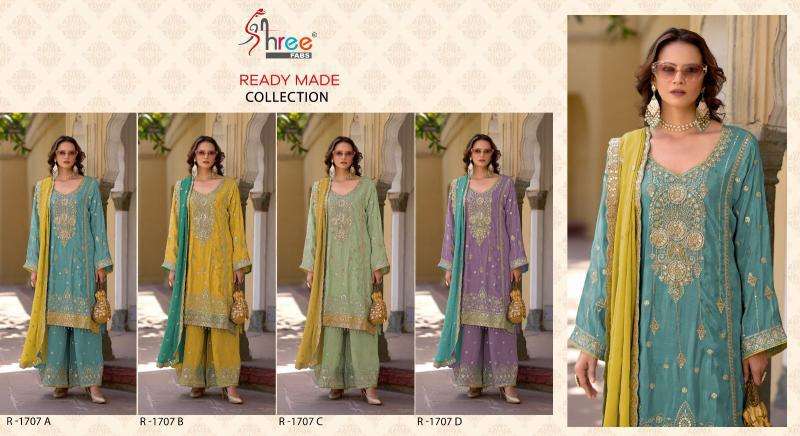 Shree Fabs R 1707 Wholesale readymade salwar suits in ahmedabad