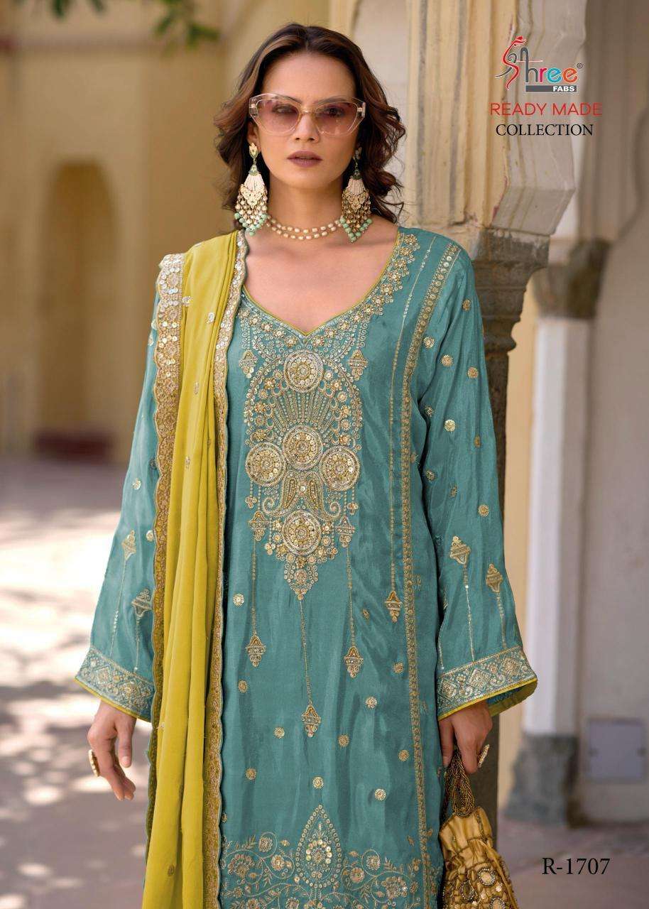 Shree Fabs R 1707 Wholesale readymade salwar suits in ahmedabad