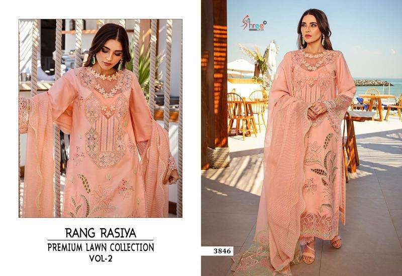 Shree Fabs Rang Rasiya Lawn Collection Vol 2 Bulk Salwar Kameez wholesale Mumbai