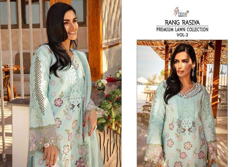 Shree Fabs Rang Rasiya Lawn Collection Vol 2 Bulk Salwar Kameez wholesale Mumbai