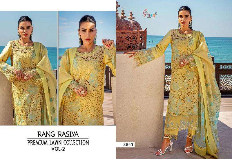 Shree Fabs Rang Rasiya Lawn Collection Vol 2 Bulk Salwar Kameez wholesale Mumbai