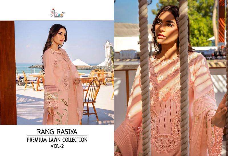 Shree Fabs Rang Rasiya Lawn Collection Vol 2 Bulk Salwar Kameez wholesale Mumbai