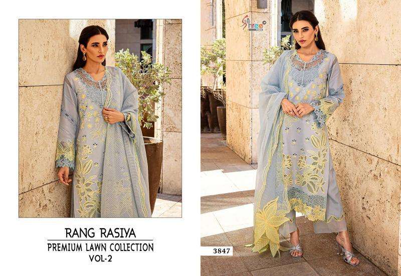 Shree Fabs Rang Rasiya Lawn Collection Vol 2 Bulk Salwar Kameez wholesale Mumbai