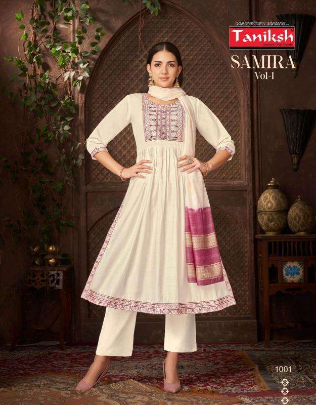 Taniksh Samira Vol 1 Designer Kurtis Wholesale in Ahmedabad