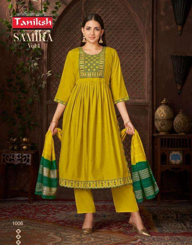 Taniksh Samira Vol 1 Designer Kurtis Wholesale in Ahmedabad