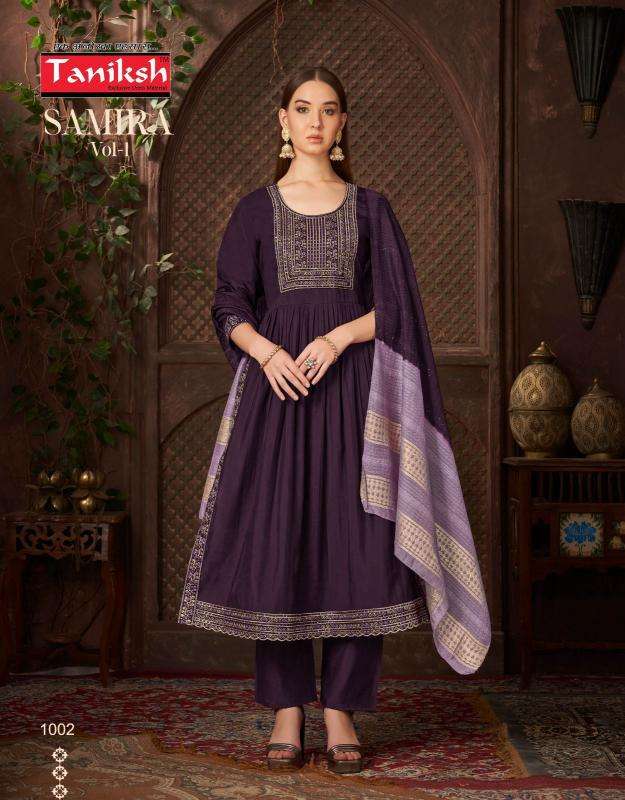 Taniksh Samira Vol 1 Designer Kurtis Wholesale in Ahmedabad