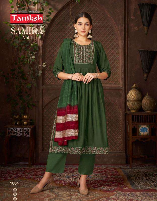 Taniksh Samira Vol 1 Designer Kurtis Wholesale in Ahmedabad