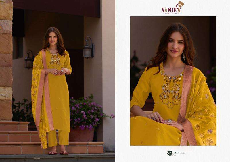 Vamika Jannat Vol 1 (D.NO.2441A To 2441D) Kurti factory in India