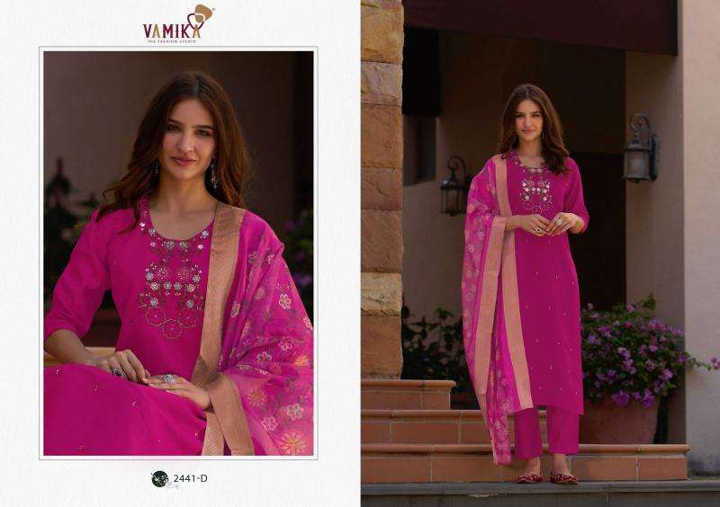 Vamika Jannat Vol 1 (D.NO.2441A To 2441D) Kurti factory in India