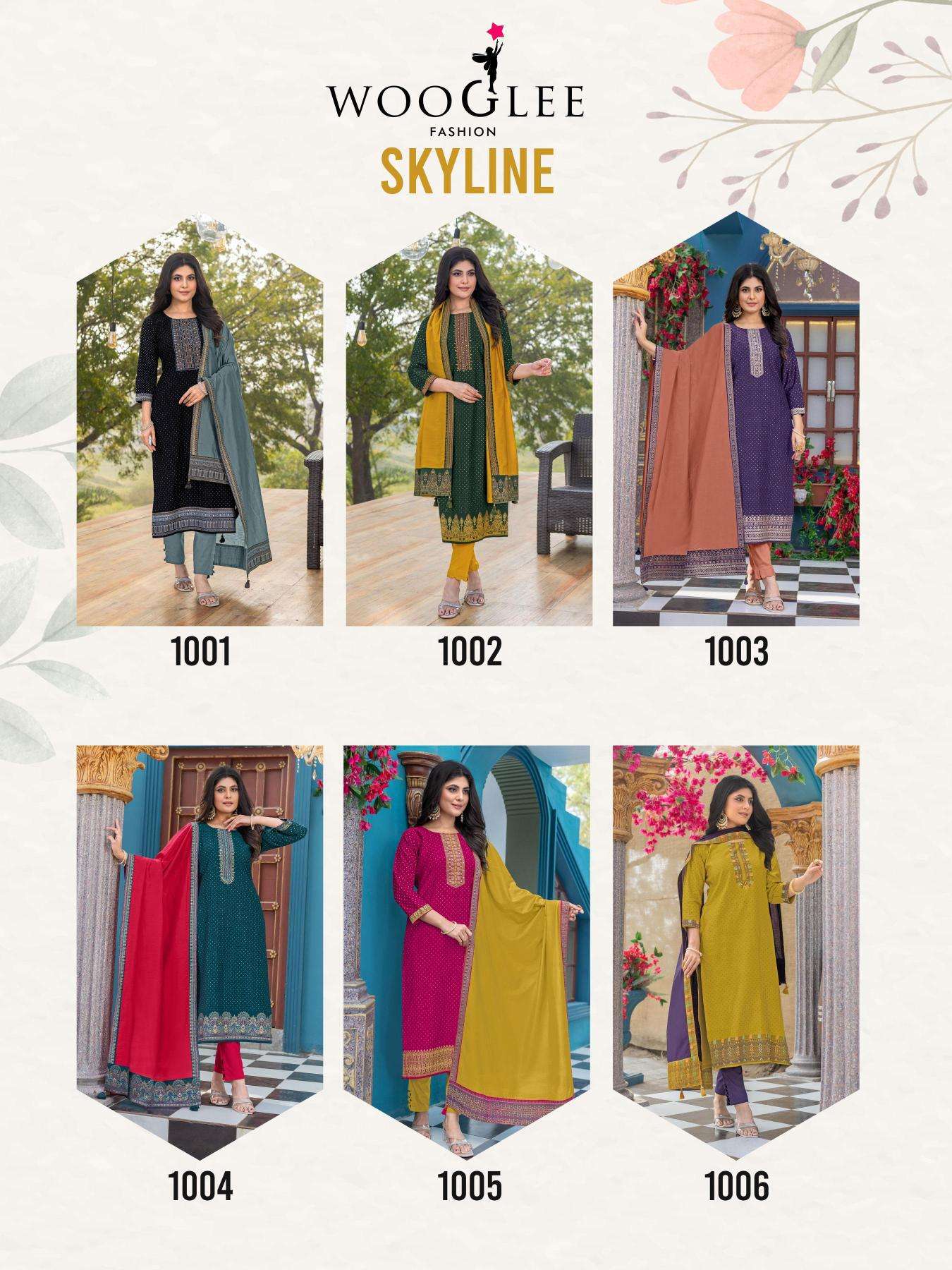 Wooglee Sky Line Designer kurtis in Kolkata