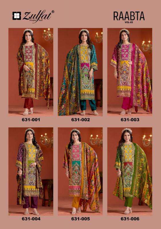 Zulfat Raabta Vol 5 Cotton dress materials in Kolkata